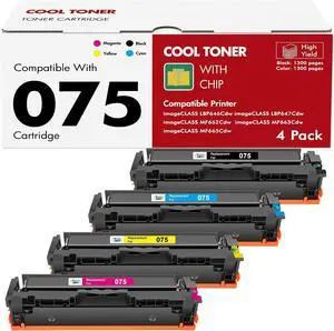 075 Toner Cartridge Set 075H for Canon 075 MF663Cdw MF665Cdw LBP646Cdw 075 Toner Cartridge Set 075H for Canon 075 MF663Cdw MF665Cdw LBP646Cdw