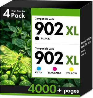 902XL 902 6978 Ink Cartridges Black and Color Combo Pack for HP Printers 902XL 902 6978 Ink Cartridges Black and Color Combo Pack for HP Printers