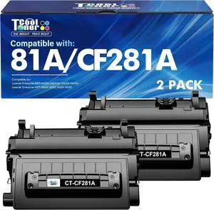CF281A 81A Black Toner Cartridge for HP 81X CF281X M604 M630 M605 2-Pack CF281A 81A Black Toner Cartridge for HP 81X CF281X M604 M630 M605 2-Pack