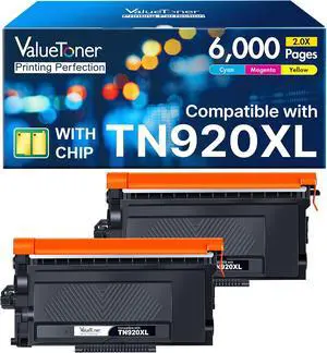 TN920XL Toner Cartridge Replacement for Brother TN920 TN920XL TN920XXL High Yield to use with MFC-L5915DW HL-L5210DN HL-L5210DW HL-L5210DWT HL-L5215DW HL-L6210DW HL-L6210DWT HL-L6310DW (2 Black) TN920XL Toner Cartridge Replacement for Brother TN920 TN920XL TN920XXL High Yield to use with MFC-L5915DW HL-L5210DN HL-L5210DW HL-L5210DWT HL-L5215DW HL-L6210DW HL-L6210DWT HL-L6310DW (2 Black)