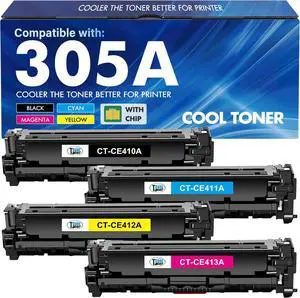 305A Toner Cartridge 4-Piece Combo Pack 305X CE410A CE411A CE412A CE413A 305A Toner Cartridge 4-Piece Combo Pack 305X CE410A CE411A CE412A CE413A