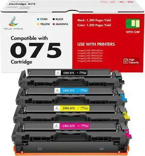 075 Toner Cartridge Set 075H for Canon 075 Color MF665Cdw MF663Cdw 4 Pack 075 Toner Cartridge Set 075H for Canon 075 Color MF665Cdw MF663Cdw 4 Pack