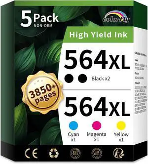564XL Ink Cartridges Combo Pack (No photoblack) for HP DeskJet 3520 3522 564XL Ink Cartridges Combo Pack (No photoblack) for HP DeskJet 3520 3522