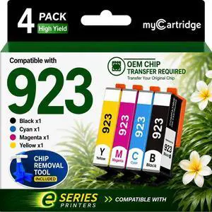 myCartridge 923 Ink Cartridges Combo Pack Replacement for HP 923 Ink myCartridge 923 Ink Cartridges Combo Pack Replacement for HP 923 Ink