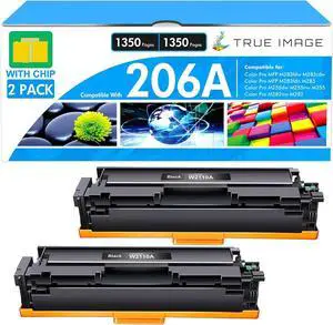 206A W2110A Black Toner Cartridge 206X W2110X MFP M283fdw M283cdw M255dw 206A W2110A Black Toner Cartridge 206X W2110X MFP M283fdw M283cdw M255dw