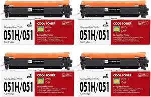 051H 051 Toner Cartridge for Canon MF267dw CRG051H CRG-051H Printer 4 Pack 051H 051 Toner Cartridge for Canon MF267dw CRG051H CRG-051H Printer 4 Pack