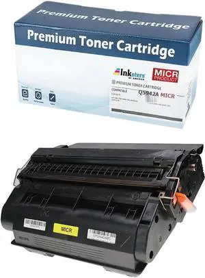 Inksters Remanufactured Replacement for HP 42A (Q5942A) MICR Toner Cartridge - LaserJet 4240 4240N 4250 4250DTN 4250DTNSL 4250N 4250TN 4350 4350DTN 4350DTNSL 4350N 4350TN (Black) -10K Yield Inksters Remanufactured Replacement for HP 42A (Q5942A) MICR Toner Cartridge - LaserJet 4240 4240N 4250 4250DTN 4250DTNSL 4250N 4250TN 4350 4350DTN 4350DTNSL 4350N 4350TN (Black) -10K Yield