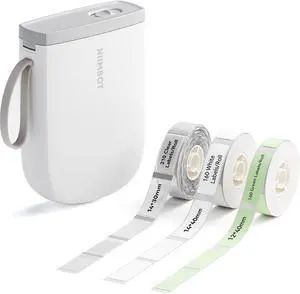 NIIMBOT D11 Upgraded Version 300 DPI Label Maker with 3 Tapes, White NIIMBOT D11 Upgraded Version 300 DPI Label Maker with 3 Tapes, White