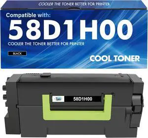 58D1H00 Black High Yield MS823 MS821 Toner Cartridge 58D1000 1-Pack 58D1H00 Black High Yield MS823 MS821 Toner Cartridge 58D1000 1-Pack