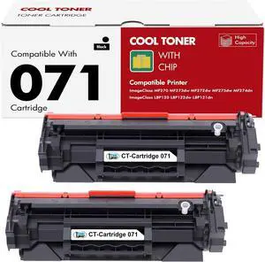 071 Black Toner Cartridge for Canon Cartridge 071 071H MF270 MF273dw 2 Pack 071 Black Toner Cartridge for Canon Cartridge 071 071H MF270 MF273dw 2 Pack