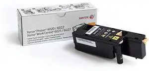Xerox Phaser 6022/WorkCentre 6027 Yellow Toner Cartridge (1,000 Pages) - 106R02758 Xerox Phaser 6022/WorkCentre 6027 Yellow Toner Cartridge (1,000 Pages) - 106R02758