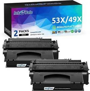 INK E-SALE Compatible Q5949X Q7553X Toner Cartridge Replacement for HP 49X Q5949X 53X Q7553X (Black 2Pack) for use in HP LaserJet P2015dn P2015 P2015d 1320 1320n 3390 3392 M2727nf P2014 P2010 Printer INK E-SALE Compatible Q5949X Q7553X Toner Cartridge Replacement for HP 49X Q5949X 53X Q7553X (Black 2Pack) for use in HP LaserJet P2015dn P2015 P2015d 1320 1320n 3390 3392 M2727nf P2014 P2010 Printer