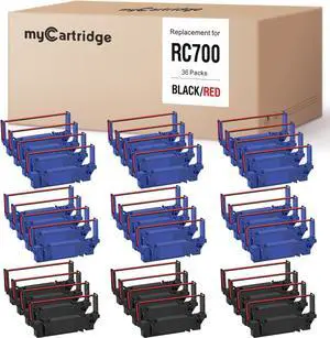 myCartridge 36-Pack SP700 High-Yield Ribbon Replacement Compatible for Star SP700 Printer Ribbon Black/Red, SP-700BR, RC-700BR, SP712, SP742 (Individually Packaged) myCartridge 36-Pack SP700 High-Yield Ribbon Replacement Compatible for Star SP700 Printer Ribbon Black/Red, SP-700BR, RC-700BR, SP712, SP742 (Individually Packaged)