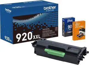 Brother Genuine TN920XXL Black Super High Yield Toner Cartridge, Up to 11,000 Pages, Bundle with Deco Essentials Printer eBook for HL-L5210DW, MFC-L5710DW, HL-L6210DW, HL-L6210DWT Brother Genuine TN920XXL Black Super High Yield Toner Cartridge, Up to 11,000 Pages, Bundle with Deco Essentials Printer eBook for HL-L5210DW, MFC-L5710DW, HL-L6210DW, HL-L6210DWT