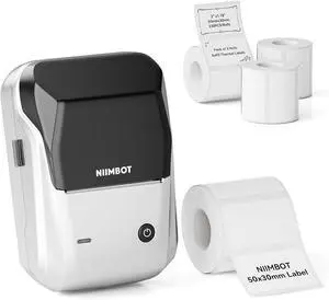 NIIMBOT B1 Label Maker with 4 Rolls 50x30mm Label for for Small Business,Office,Home,School NIIMBOT B1 Label Maker with 4 Rolls 50x30mm Label for for Small Business,Office,Home,School