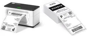 MUNBYN RealWriter 941 Shipping Label Printer 4x6 Label Printer for Shipping Packages+4"x6" Direct Thermal Shipping Labels MUNBYN RealWriter 941 Shipping Label Printer 4x6 Label Printer for Shipping Packages+4"x6" Direct Thermal Shipping Labels