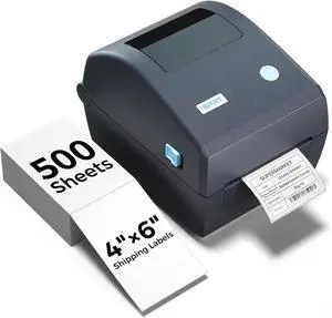 iDPRT Thermal Shipping Label Printer& 500 Sheets Shipping Label iDPRT Thermal Shipping Label Printer& 500 Sheets Shipping Label