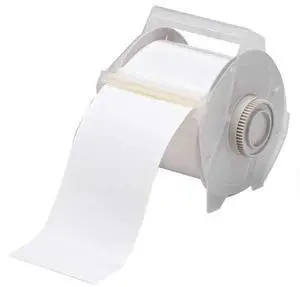 Brady High Adhesion Vinyl Label Tape (113111) - White Vinyl Film - Compatible with GlobalMark Industrial Label Printer - 100' Length, 2.25" Width Brady High Adhesion Vinyl Label Tape (113111) - White Vinyl Film - Compatible with GlobalMark Industrial Label Printer - 100' Length, 2.25" Width