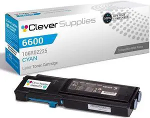 CS Replacement Toner Cartridge Compatible with Xerox 6600 106R02225 Cyan CS Replacement Toner Cartridge Compatible with Xerox 6600 106R02225 Cyan