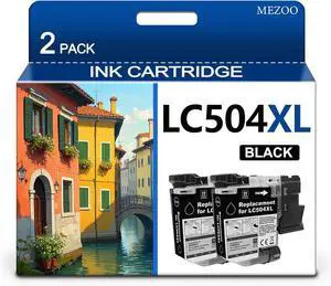 MEZOO LC504 LC504XL Black Ink Cartridge High Yield Replacement for Brother INKvestment 1355 1365 1367 MFC-J1355DW MFC-J1365DW MFC-J1367DW Printer Ink (2-Pack,Black) MEZOO LC504 LC504XL Black Ink Cartridge High Yield Replacement for Brother INKvestment 1355 1365 1367 MFC-J1355DW MFC-J1365DW MFC-J1367DW Printer Ink (2-Pack,Black)