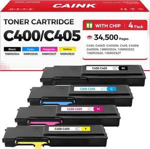 C400 C405 Toner Cartridges Set 4-Pack Replacement for Xerox 106R03524 106R03525 106R03526 106R03527 Compatible for Xerox Versalink C400 C400D C400DN C405 C405N C405DN Printer Black Cyan Yellow Magenta C400 C405 Toner Cartridges Set 4-Pack Replacement for Xerox 106R03524 106R03525 106R03526 106R03527 Compatible for Xerox Versalink C400 C400D C400DN C405 C405N C405DN Printer Black Cyan Yellow Magenta