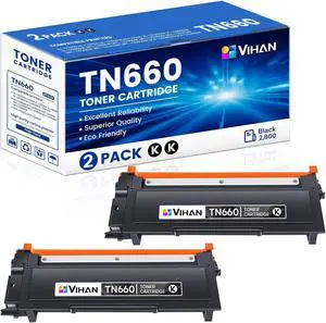 TN660 Black Toner Cartridge Replacement for Brother TN-660 HL-L2300D 2PK TN660 Black Toner Cartridge Replacement for Brother TN-660 HL-L2300D 2PK