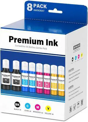 Compatible for T502 Ink Refill Bottles (NotSublimation) for Eco Tank ET-3850 ET-2850 ET-3760 ET-2760 ET-15000 ET-4850 ET-4760 ET-3830 ET-2980 ET-2988 ET-4750 ET-3950 ET-4950 ET-3843 Printer (8 Packs) Compatible for T502 Ink Refill Bottles (NotSublimation) for Eco Tank ET-3850 ET-2850 ET-3760 ET-2760 ET-15000 ET-4850 ET-4760 ET-3830 ET-2980 ET-2988 ET-4750 ET-3950 ET-4950 ET-3843 Printer (8 Packs)