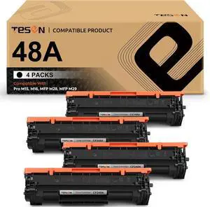 CF248A Toner Compatible for HP 48A CF248A Toner Cartridge Black 4-Pack CF248A Toner Compatible for HP 48A CF248A Toner Cartridge Black 4-Pack