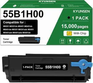 55B1H00 Toner Cartridge High Yeild Compatible for Lexmark 55B1H00 Toner 55B1H00 Toner Cartridge High Yeild Compatible for Lexmark 55B1H00 Toner