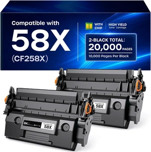 58X CF258X Toner Cartridge Black with Chip Replacement for HP 58X 58A 58X CF258X Toner Cartridge Black with Chip Replacement for HP 58X 58A