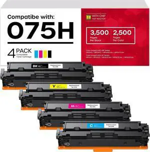 075H Toner Cartridge Compatible with Canon MF662Cdw MF665Cdw LBP646Cdw 075H Toner Cartridge Compatible with Canon MF662Cdw MF665Cdw LBP646Cdw