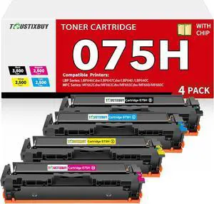 075H Toner Cartridge set 075 MF665Cdw LBP646Cdw Replacement for Canon Color ImageCLASS MF665Cdw MF663Cdw MF662Cdw LBP647Cdw MF660C LBP640 Printer 075H Toner Cartridge set 075 MF665Cdw LBP646Cdw Replacement for Canon Color ImageCLASS MF665Cdw MF663Cdw MF662Cdw LBP647Cdw MF660C LBP640 Printer