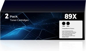 89X 89A Toner Cartridge Black Laser Jet Enterprise M507 MFP M528 Compatible for HP 89X CF289X Toner Cartridges Replacement Laser Jet Enterprise M507n M507dn M507x MFP M528dn Printer(2 Black) 89X 89A Toner Cartridge Black Laser Jet Enterprise M507 MFP M528 Compatible for HP 89X CF289X Toner Cartridges Replacement Laser Jet Enterprise M507n M507dn M507x MFP M528dn Printer(2 Black)