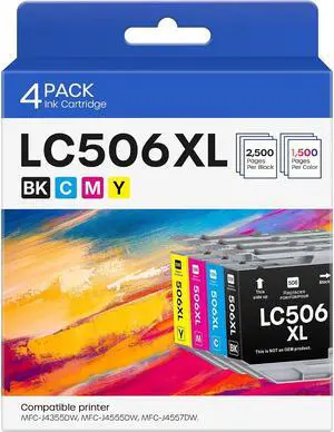 LC506XL Ink Cartridges Compatible for Brother LC506XL LC506 Ink Cartridges LC506XL Ink Cartridges Compatible for Brother LC506XL LC506 Ink Cartridges