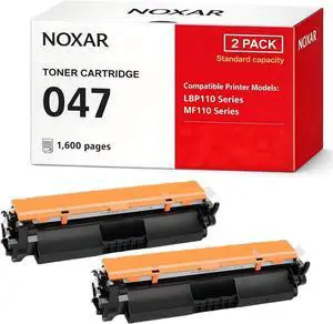 2-Pack 047 Toner Cartridge Black Compatible for Canon CRG047 047 2-Pack 047 Toner Cartridge Black Compatible for Canon CRG047 047
