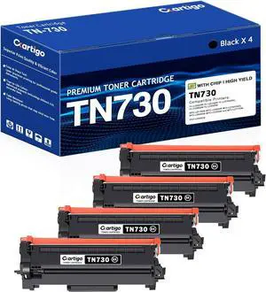 TN730 Balck Toner Cartridge 4 Pack Replacement for TN-730 TN 730 Compatible with Brother MFC-L2710DW MFC-L2750DW HL-L2350DW HL-L2370DW HL-L2390DW HL-L2395DW DCP-L2550DW Printer TN730 Balck Toner Cartridge 4 Pack Replacement for TN-730 TN 730 Compatible with Brother MFC-L2710DW MFC-L2750DW HL-L2350DW HL-L2370DW HL-L2390DW HL-L2395DW DCP-L2550DW Printer