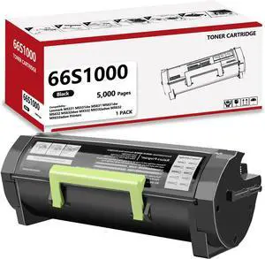 66S1000 High Yield Toner Cartridge Black Compatible for Lexmark MS531 MS531dw MS631 MS631dw MS632 MS632dwe MX532 MX532adwe MX632 MX632adwe Printers 66S1000 High Yield Toner Cartridge Black Compatible for Lexmark MS531 MS531dw MS631 MS631dw MS632 MS632dwe MX532 MX532adwe MX632 MX632adwe Printers