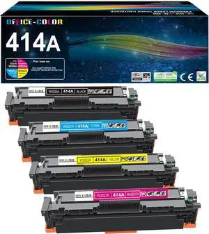 414A Toner Cartridges 4 Pack Replacement for HP 414A MFP M479fdw M454dw 414A Toner Cartridges 4 Pack Replacement for HP 414A MFP M479fdw M454dw
