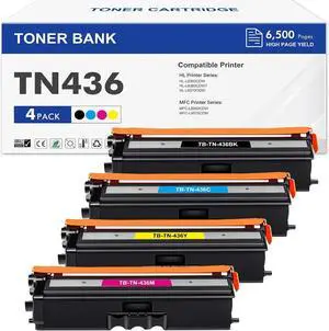 TN436 TN-436 Toner Cartridge Set for Brother MFC-L8900Cdw TN 436 High Yield TN436 TN-436 Toner Cartridge Set for Brother MFC-L8900Cdw TN 436 High Yield