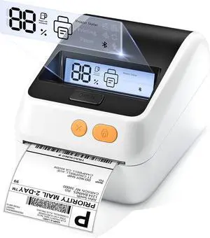 Phomemo Shipping Label Printer with Screen and Built-in Label Bin Phomemo Shipping Label Printer with Screen and Built-in Label Bin