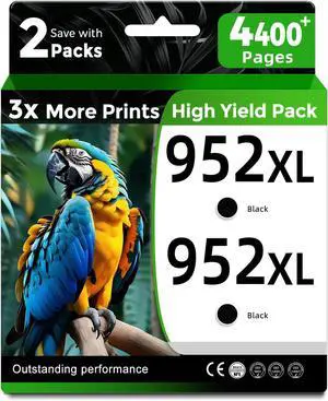952XL Black Ink Cartridges Compatible for HP 952 HP952 XL HP952XL Bk for Officejet Pro 8710 7740 8720 8702 8210 7720 8715 8730 8740 8216 8725 8700 8200 7730 8743 8714 8745 Printer(chip Version: C75) 952XL Black Ink Cartridges Compatible for HP 952 HP952 XL HP952XL Bk for Officejet Pro 8710 7740 8720 8702 8210 7720 8715 8730 8740 8216 8725 8700 8200 7730 8743 8714 8745 Printer(chip Version: C75)