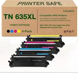 TN635XL 635XL Toner Cartridge High Yield Compatible for Brother TN-635XL Toner Work for MFC-L8930CDW HL-L8430CDW HL-L8570CDW MFC-L8730CDW MFC-L8970CDW MFC-EX575 MFC-EX575 Toner Printers TN635XL 635XL Toner Cartridge High Yield Compatible for Brother TN-635XL Toner Work for MFC-L8930CDW HL-L8430CDW HL-L8570CDW MFC-L8730CDW MFC-L8970CDW MFC-EX575 MFC-EX575 Toner Printers