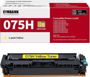 075H 075 MF660 LBP640 Toner Cartridge Compatible with MF665Cdw, MF663Cdw, MF662Cdw, LPB647Cdw, LBP646Cdw Printer1 Yellow 075H 075 MF660 LBP640 Toner Cartridge Compatible with MF665Cdw, MF663Cdw, MF662Cdw, LPB647Cdw, LBP646Cdw Printer1 Yellow