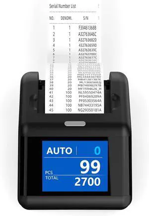 PONNOR P-07 Thermal Printer for N70 Mixed Denomination Money Counter Machine, Connects via RJ-11 Plug, Receipt Printer Suitable for 58 mm Thermal Paper, External Dislay Printer PONNOR P-07 Thermal Printer for N70 Mixed Denomination Money Counter Machine, Connects via RJ-11 Plug, Receipt Printer Suitable for 58 mm Thermal Paper, External Dislay Printer