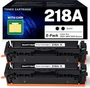 218A Toner Cartridges 2-Pack Replacement for HP 218A 218X 3201 3301 Series 218A Toner Cartridges 2-Pack Replacement for HP 218A 218X 3201 3301 Series