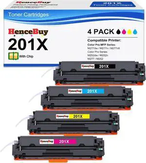 Compatible for hp 201x Toner cartridges 4 Pack high Yield Compatible for hp 201x Toner cartridges 4 Pack high Yield