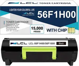 56F1H00 Toner Cartridge 15,000 Pages Replacement for Lexmark 56F1H00 56F1000 Black Toner Cartridge for MS321 MS321dn MS421 MS421dn MS521 MS521dn MS621 MS622 MX321 MX421 MX521 MX522 MX622 Laser Printer 56F1H00 Toner Cartridge 15,000 Pages Replacement for Lexmark 56F1H00 56F1000 Black Toner Cartridge for MS321 MS321dn MS421 MS421dn MS521 MS521dn MS621 MS622 MX321 MX421 MX521 MX522 MX622 Laser Printer