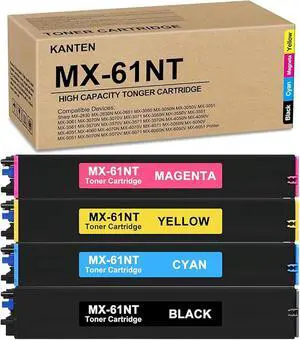 MX61NT MX-61NT Toner Cartridge MX-61NT-BA MX-61NT-CA MX61NT-MA MX-61NT-YA MX61NT MX-61NT Toner Cartridge MX-61NT-BA MX-61NT-CA MX61NT-MA MX-61NT-YA