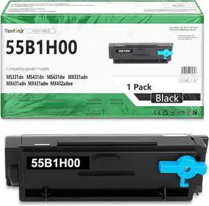 55B1H00 High Yield Black Toner Cartridge with Chip, Replacement for Lexmark 55B1H00 55B1000, Fits MS331 MS431 MX331 MX431 MS331dn MS431dn MS431dw MX331adn MX431adn MX431adw MX432adwe Laser Printer 55B1H00 High Yield Black Toner Cartridge with Chip, Replacement for Lexmark 55B1H00 55B1000, Fits MS331 MS431 MX331 MX431 MS331dn MS431dn MS431dw MX331adn MX431adn MX431adw MX432adwe Laser Printer