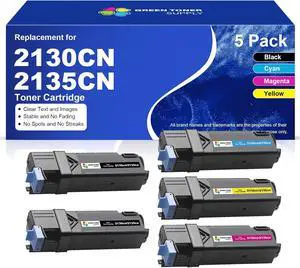 Compatible Toner Cartridge Replacement for Dell 2130cn 2135cn Compatible Toner Cartridge Replacement for Dell 2130cn 2135cn